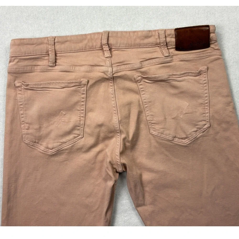 34 Heritage Courage‎ Mens 38x30 Tan Straight Leg Mid Rise Pants Rose Pink Khaki